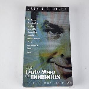 The Little Shop of Horrors Collector Edition (Jack Nicholson) Sealed VHS Movie